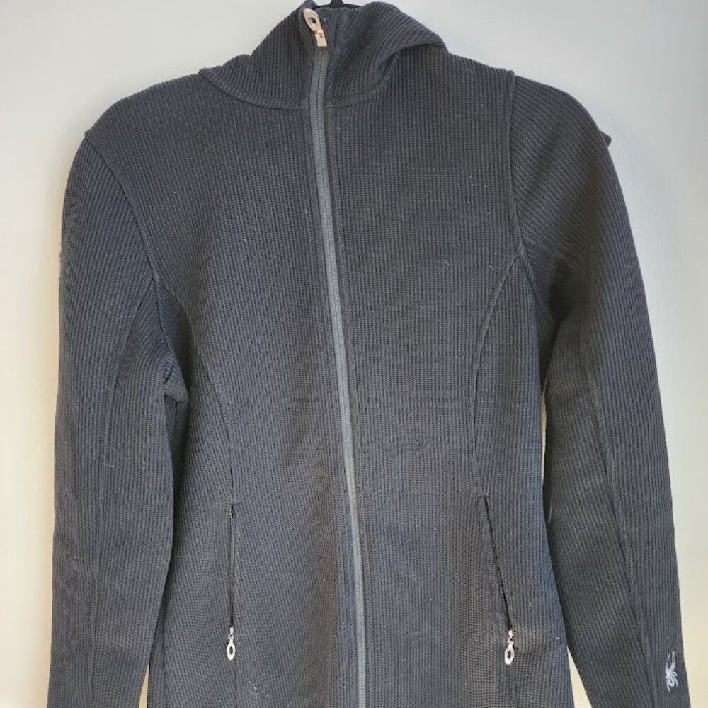 Spyder core sweater full zip + hood M